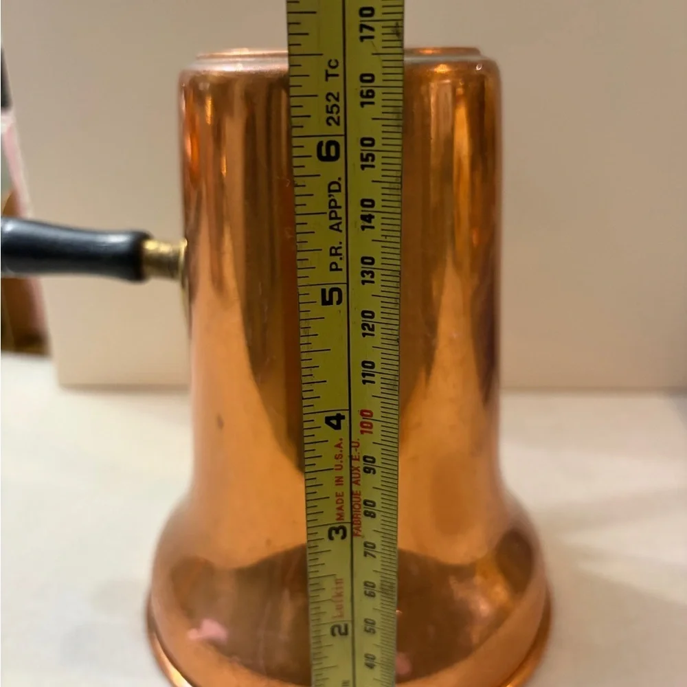 Vintage Copper pot without cap with Black Handle - Picture 6 of 8